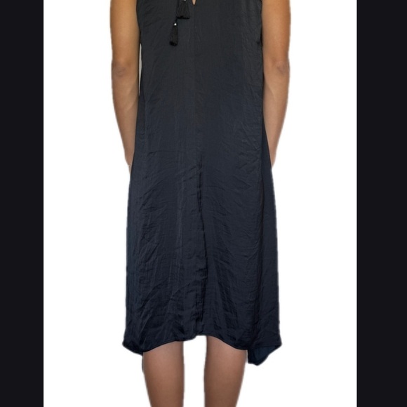 Lauren Conrad Black Halter Handkerchief Hem Dress - Picture 2 of 3